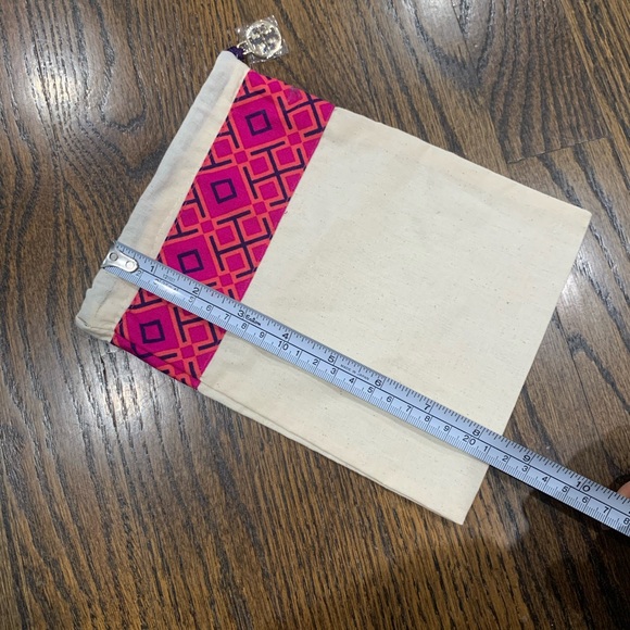 New Tory Burch Dust Bag Pattern with Charm Design 21.5x17cm - Picture 4 of 4